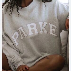 PARKE Gray/White Varsity Mockneck - Heritage